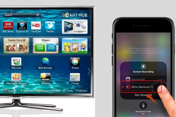 cách kết nối điện thoại iphone với tivi