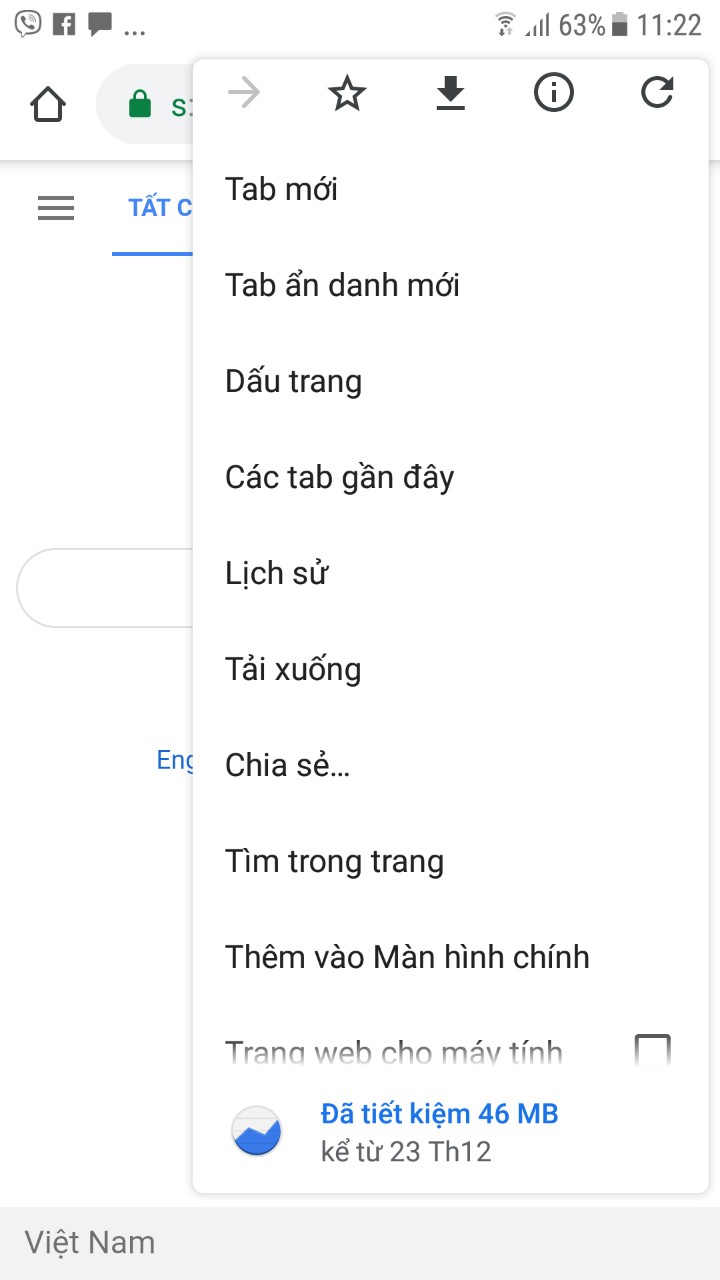 Bật máy ở chế độ ẩn danh