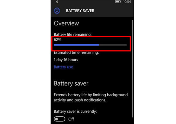 Cách hiển thị phần trăm pin trên Windows Phone (2)