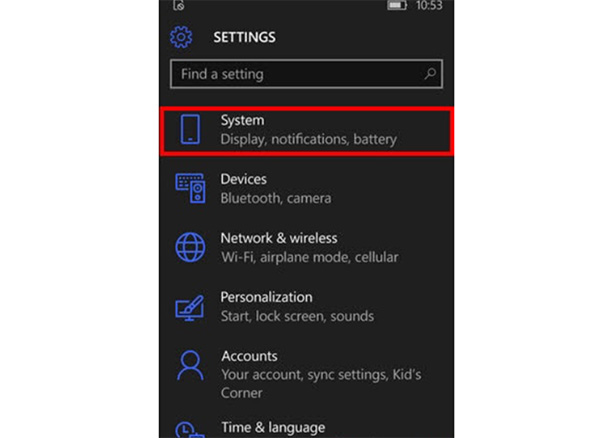 Cách hiển thị phần trăm pin trên Windows Phone