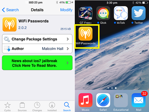 Xem lại pass wifi bên trên iPhone của người tiêu dùng bởi vì Wifi Passwords