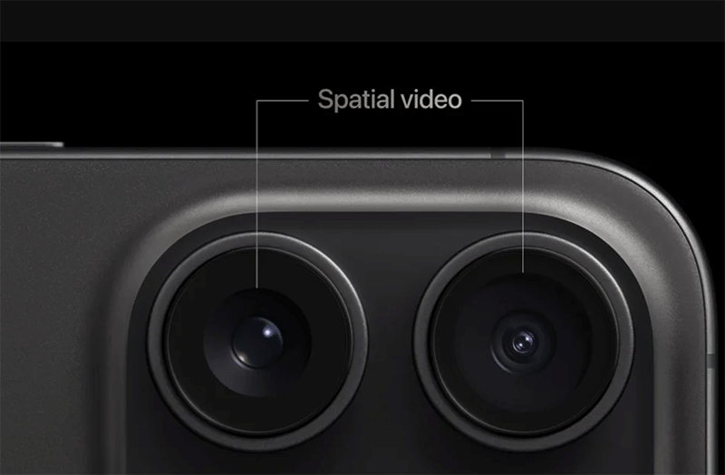 iPhone 15 Pro có khả năng quay video không gian 