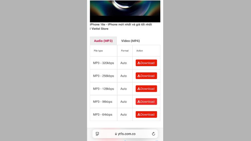 tải video youtube về iphone