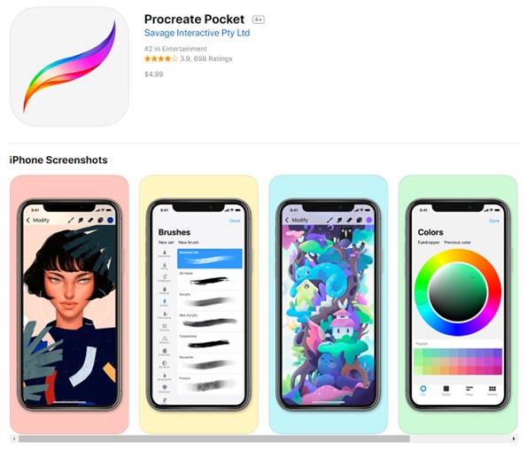 Procreate Pocket - Best Apps of the Year