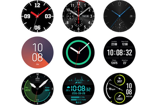 Sử dụng Watch face màu tối