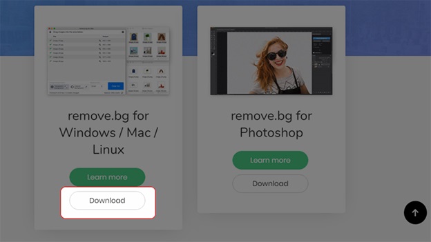 Dowload Remove.bg dành cho máy tính Windows/ Mac/ Linux
