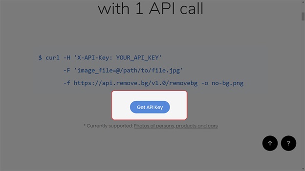 Tiếp tục chọn “Get APT Key” để nhận key xác nhận
