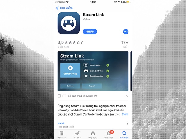 Tải ứng dụng Steam Link về máy để học cách chơi game Steam trên smartphone