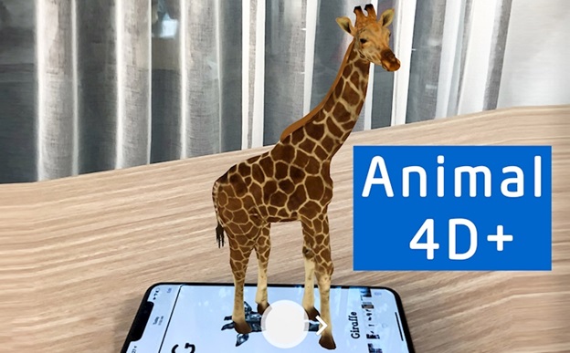 Ứng dụng Animal 4D hiển thị các con vật một cách sống động và chân thực