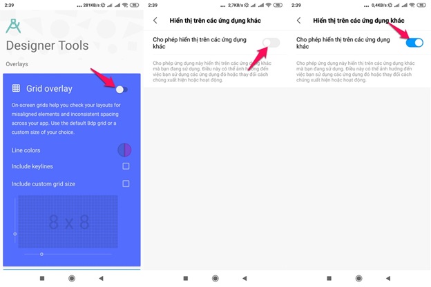 Tạo hình nền trong suốt trên điện thoại Android – Bước 2