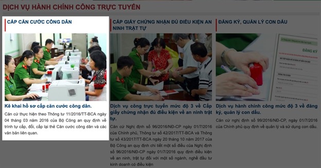 Hướng dẫn cách đăng ký làm thẻ căn cước công dân trực tuyến tại nhà