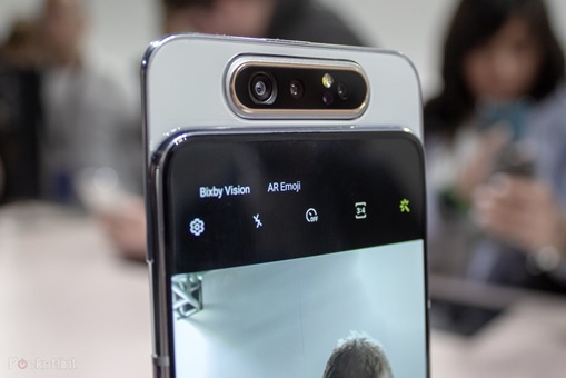 Galaxy A80 có camera xoay trượt độc đáo