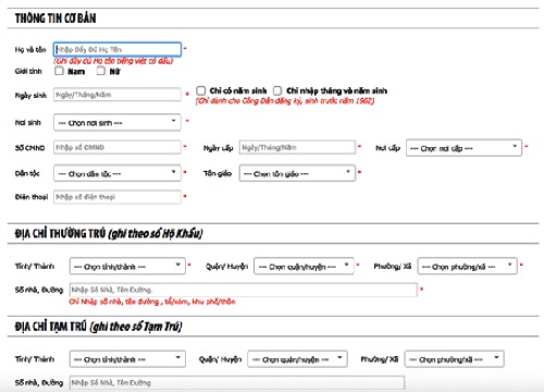Hướng dãn đăng ký hộ chiếu Online tại HCM (1)