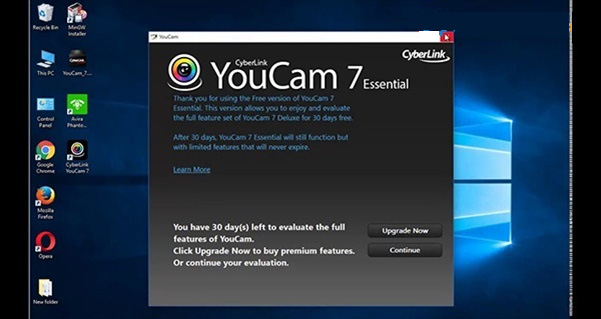 Sử dụng ứng dụng Cyberlink Youcam