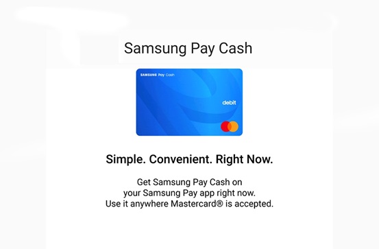 Samsung Pay Cash – thẻ ảo trả trước giúp người dùng tiết kiệm chi tiêu