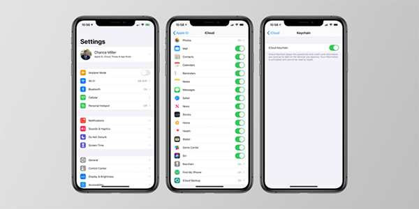 Truy cập vào danh sách mật khẩu đã lưu trên iCloud Keychain