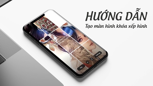 Hướng dẫn cách tạo màn hình khóa xếp hình trên TikTok