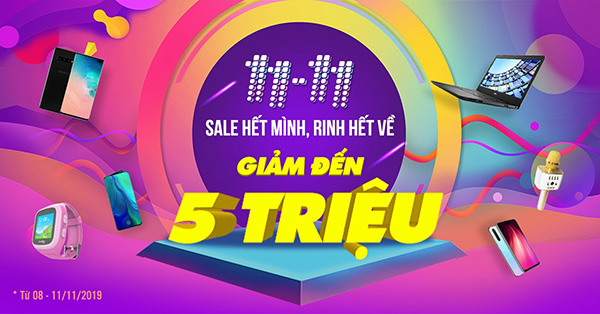 Sale hết mình, rinh hết về - Giảm đến 5 triệu đồng