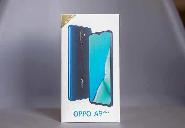 Mở hộp OPPO A9 2020 màu Trắng Ngọc Thạch