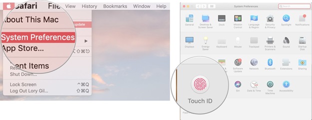 Thay đổi cài đặt Touch ID trên Macbook