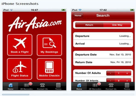 AirAsia là dịch vụ đặt trực tuyến của Châu Á