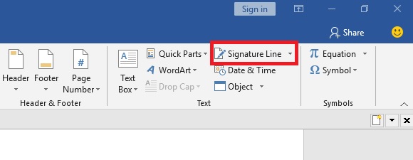 Thao tác tạo chữ ký trên phầm mềm Microsoft Word