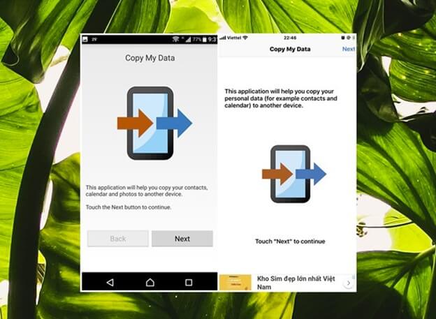 Copy My Data: Đừng bao giờ mất dữ liệu quan trọng của bạn khi đổi điện thoại mới! Copy My Data là ứng dụng được thiết kế để sao chép dữ liệu dễ dàng giữa các thiết bị Android và iOS. Với giao diện đẹp và trực quan, bạn sẽ không gặp bất kỳ khó khăn nào khi sử dụng. Hãy xem hình ảnh để biết thêm chi tiết và khám phá cách tiết kiệm thời gian và công sức của Copy My Data.