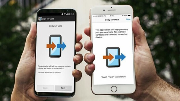 Hướng dẫn cách dùng Copy My Data chuyển dữ liệu nhanh giữa iPhone và điện thoại Android