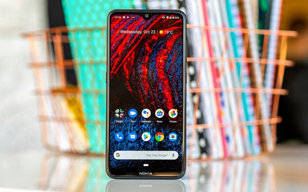 Kích thước Nokia 7.2 159,9 x 75,2 x 8,3mm, nặng 180 gram