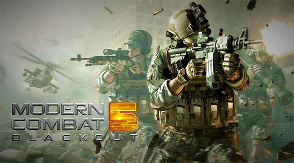 Tựa game Modern Combat 5: Blackout đã phát hành trên điện thoại