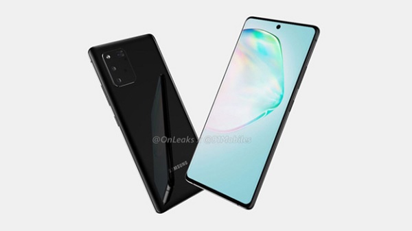 Diện mạo đẹp “ngây ngất” của Samsung Galaxy Note 10 Lite