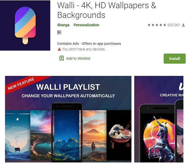 6 ứng dụng Wallpaper tuyệt đẹp cho thiết bị Android - Fptshop.com.vn