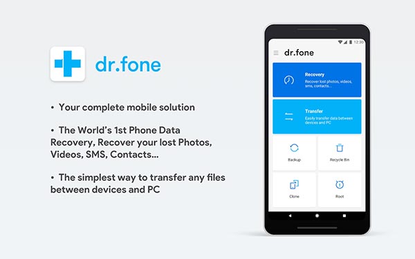 dr.fone - Recover là một trong những phần mềm phục hồi dữ liệu Android hiệu quả nhất trên thị trường