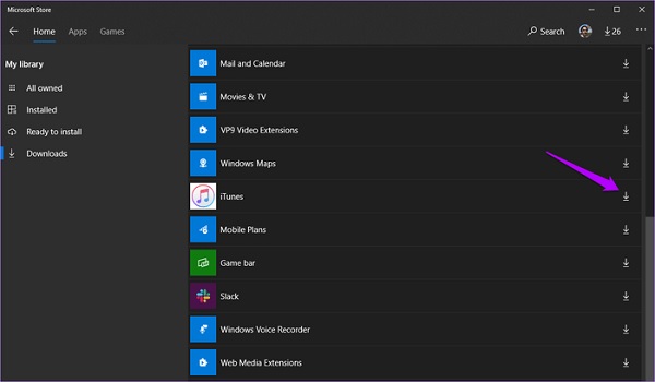 Cập nhật thủ công iTunes