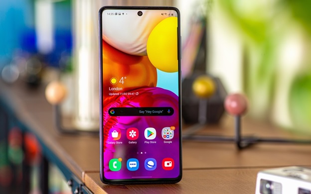 Màn hình Galaxy A71 hứa hẹn sẽ mang đến những trải nghiệm hình ảnh tuyệt vời