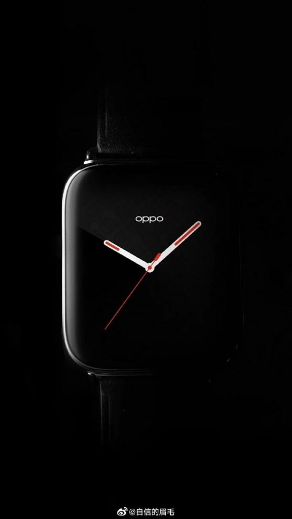 Ảnh render smartwatch của OPPO với khung viền màu bạc
