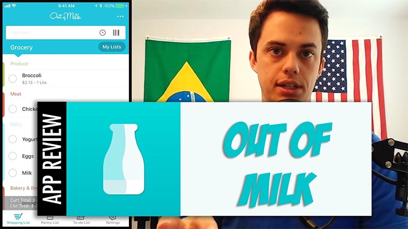 Ứng dụng Out of Milk là lựa chọn lý tưởng lưu lại danh sách sản phẩm