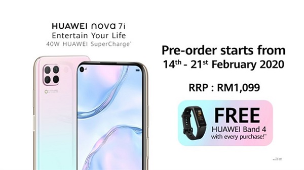 Giá bán Huawei Nova 7i chỉ 6,1 triệu đồng