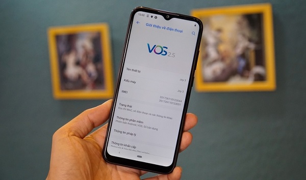 Trên tay Vsmart Joy 3, máy được cài sẵn hệ điều hành Android 9 Pie với giao diện VOS 2.5 khi ra mắt