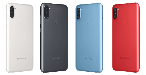 4 phiên bản màu sắc của Galaxy A11
