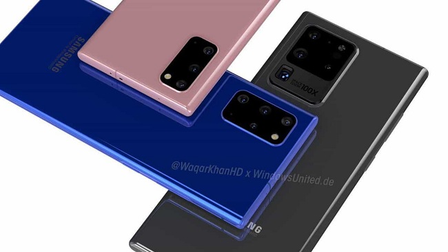 Concept thiết kế mặt lưng ấn tượng trên bộ ba Note 20