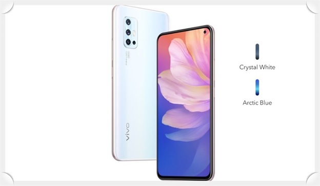 Vivo V19 ra mắt với 2 phiên bản màu sắc là Crystal White và Arctic Blue