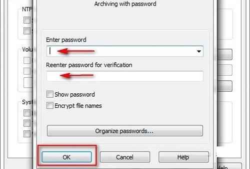 Cách đặt mật khẩu file nén trên Winrar (2)