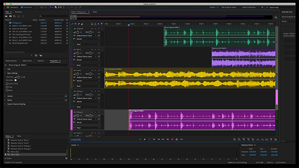 Adobe Audition trang bị tính năng Noise Reduction cho phép loại bỏ những tạp âm