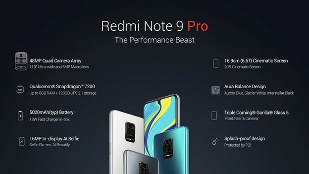 Thông số kỹ thuật Redmi Note 9 Pro