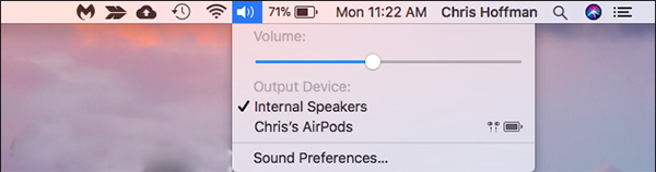 Ghép nối AirPods với Macbook.