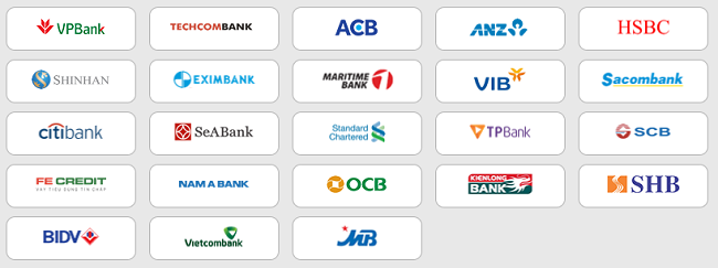 23 ngân hàng áp dụng trong chương trình