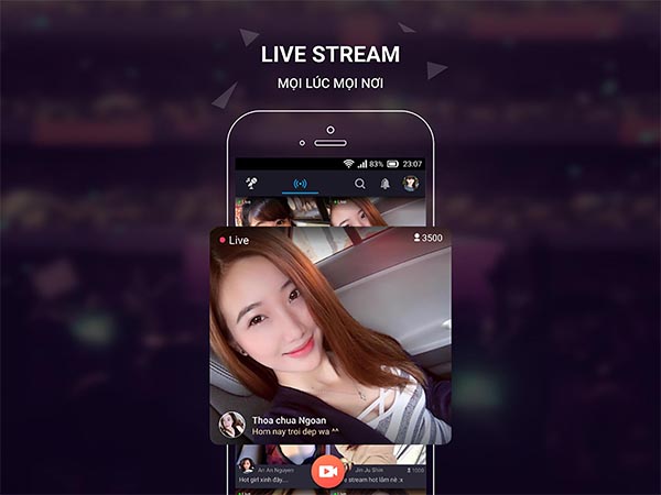 Ứng dụng livestream TalkTV Live được phát hành bởi VNG