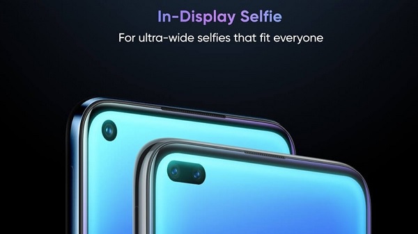 Cụm camera selfie trước của Realme 6