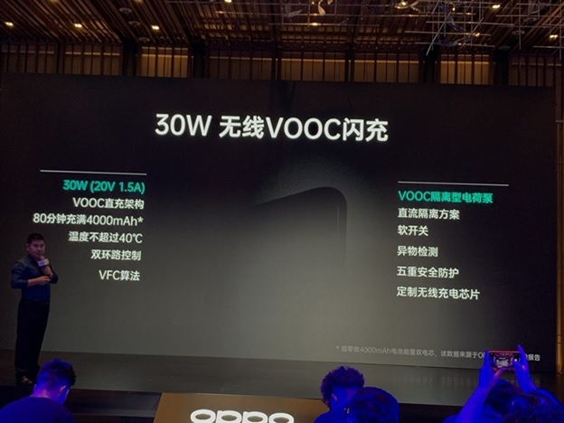 Sạc không dây 30W của OPPO sắp được ra mắt